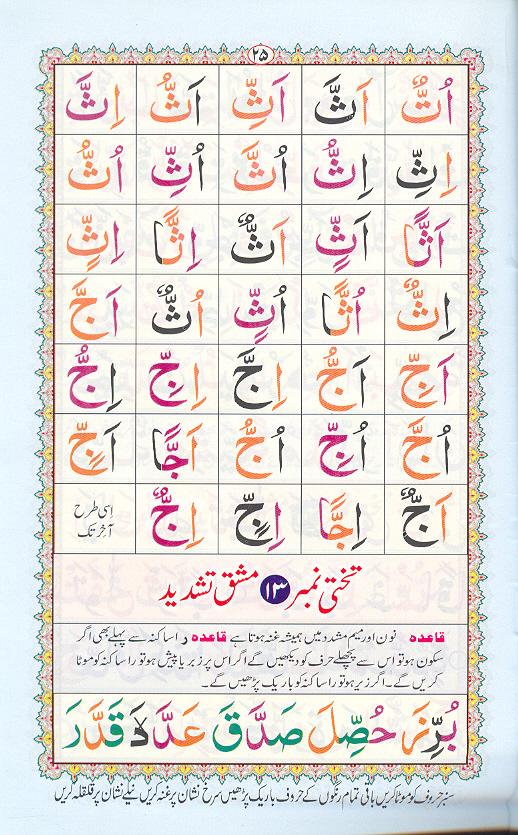 Noorani Qaidah Page Number 25